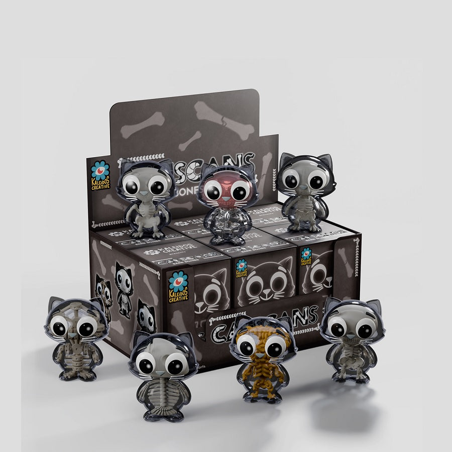 Kaleidos Creative Presents CATSCANS Bare Bones [1 Blind Box] - Fugitive Toys