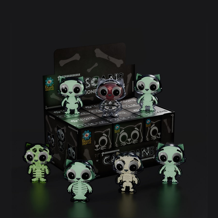 Kaleidos Creative Presents CATSCANS Bare Bones [1 Blind Box] - Fugitive Toys