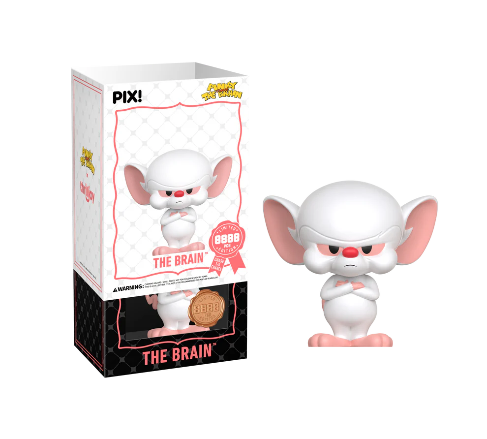 Thrilljoy PIX! The Brain Pondering World Domination [Pinky and the Brain] [LE8888] - Fugitive Toys