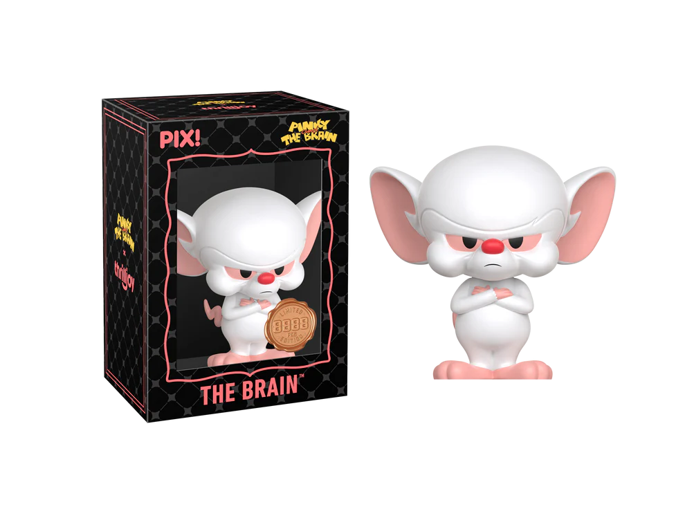 Thrilljoy PIX! The Brain Pondering World Domination [Pinky and the Brain] [LE8888] - Fugitive Toys