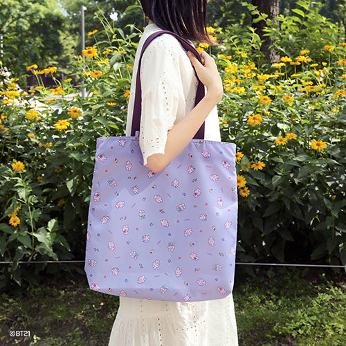 BT21 Minini Zippered Eco Tote Bag - Cooky - Fugitive Toys