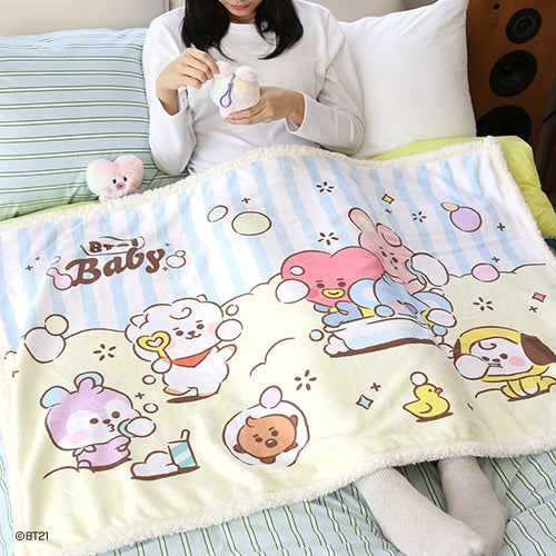 BT21 Baby Pastel Fleece Blanket - Fugitive Toys