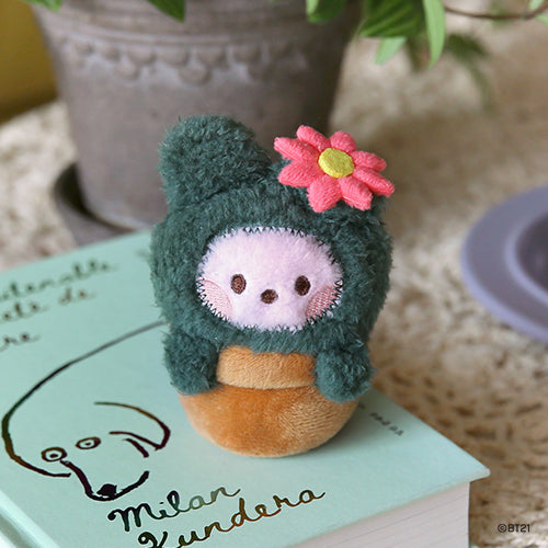 BT21 Minini Cactus Plush Keyring - Cooky - Fugitive Toys