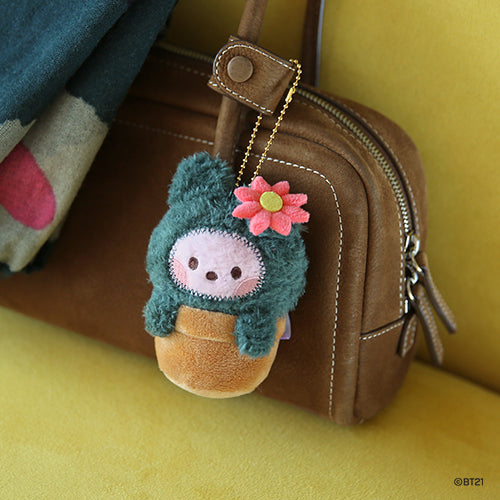 BT21 Minini Cactus Plush Keyring - Cooky - Fugitive Toys