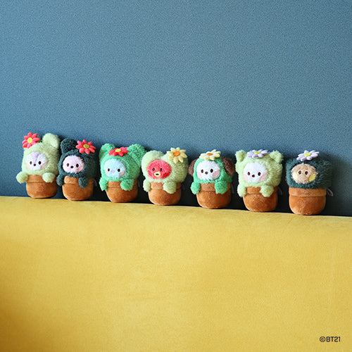 BT21 Minini Cactus Plush Keyring - Chimmy - Fugitive Toys
