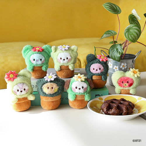BT21 Minini Cactus Plush Keyring - Mang - Fugitive Toys