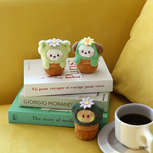 BT21 Minini Cactus Plush Keyring - RJ - Fugitive Toys