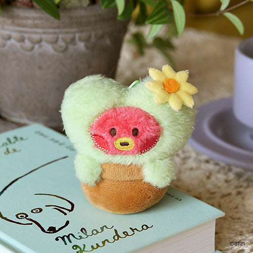 BT21 Minini Cactus Plush Keyring - Tata - Fugitive Toys