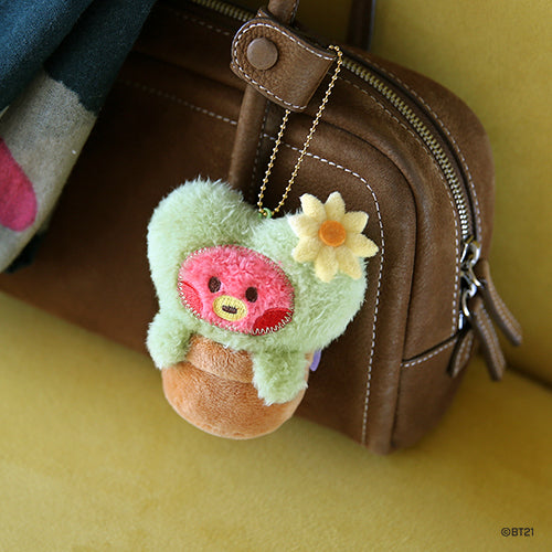 BT21 Minini Cactus Plush Keyring - Tata - Fugitive Toys