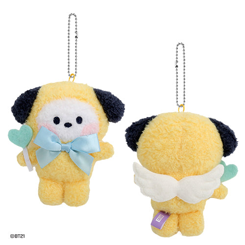 BT21 Minini Angel Plush Keyring - Chimmy - Fugitive Toys