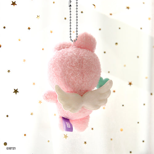 BT21 Minini Angel Plush Keyring - Cooky - Fugitive Toys
