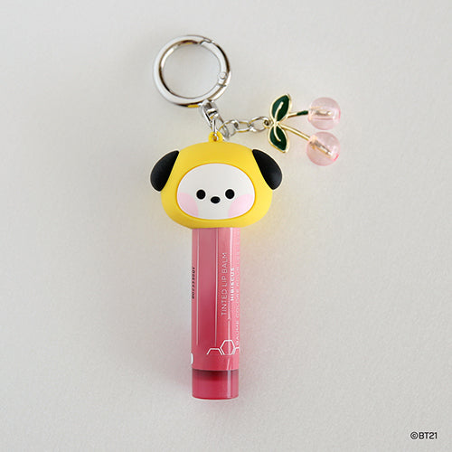 BT21 Minini Face Lip Balm Holder Keyring - Chimmy - Fugitive Toys