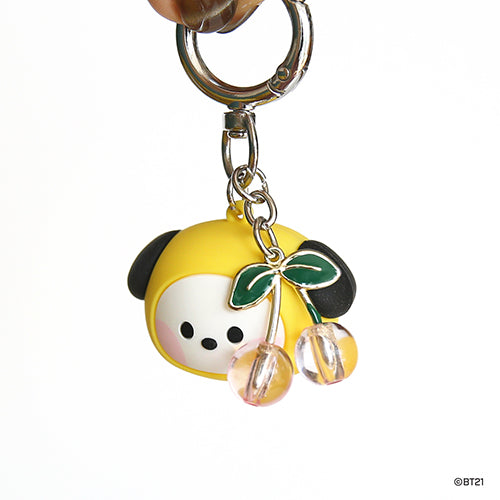 BT21 Minini Face Lip Balm Holder Keyring - Chimmy - Fugitive Toys