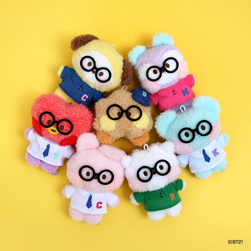 BT21 Minini Preppy Keyring Plush - RJ - Fugitive Toys