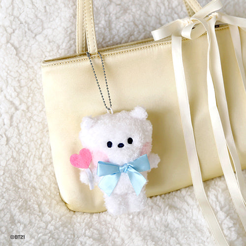 BT21 Minini Angel Plush Keyring - RJ - Fugitive Toys