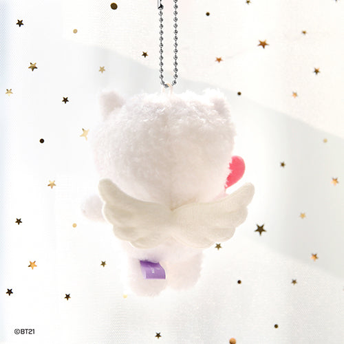 BT21 Minini Angel Plush Keyring - RJ - Fugitive Toys