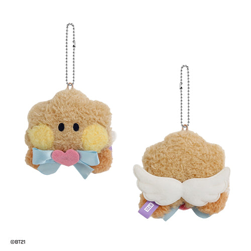 BT21 Minini Angel Plush Keyring - Shooky - Fugitive Toys