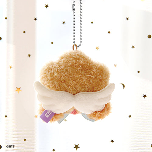 BT21 Minini Angel Plush Keyring - Shooky - Fugitive Toys
