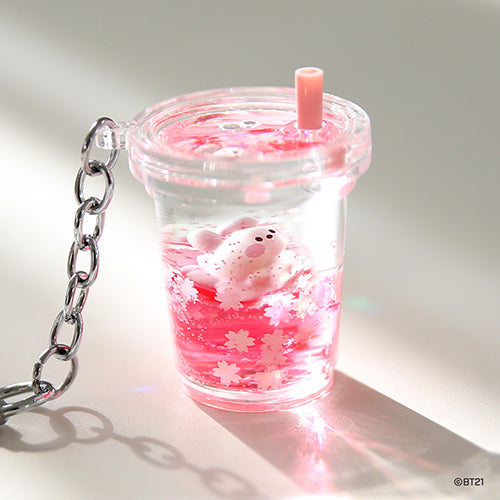 BT21 Water Keyring Cherry Blossom - Cooky - Fugitive Toys
