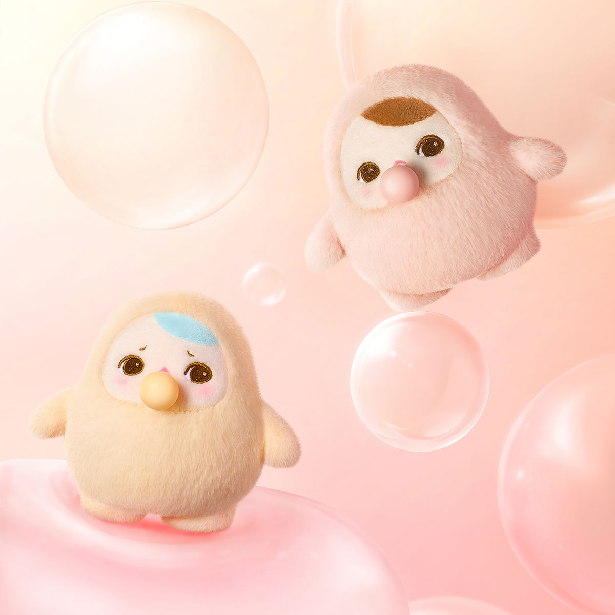 POP MART PUCKY BEANIE BUBBLE UP SERIES-Plush Pendant [1 Blind Box] - Fugitive Toys