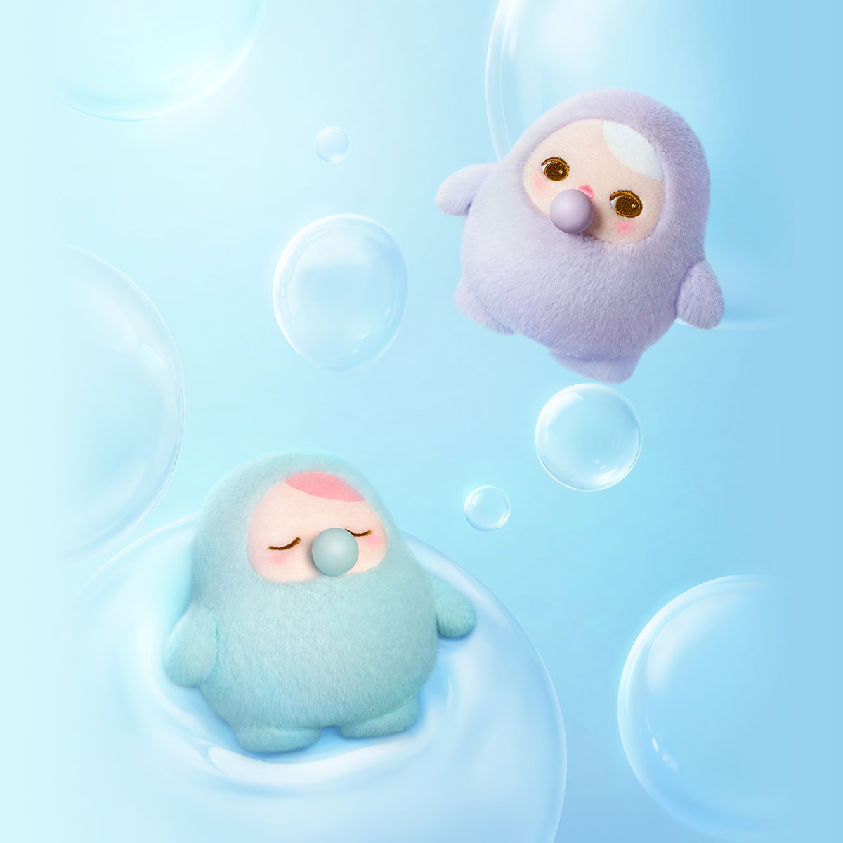 POP MART PUCKY BEANIE BUBBLE UP SERIES-Plush Pendant [1 Blind Box] - Fugitive Toys