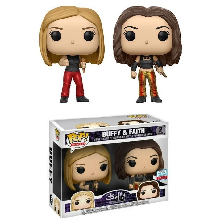 Buffy The Vampire Slayer Pop! Vinyl Figure Buffy & Faith [NYCC 2017] [2-Pack] - Fugitive Toys