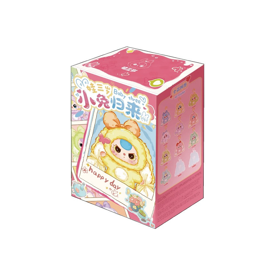 BABY THREE Bunny Return Series Plush [1 Blind Box] - Fugitive Toys