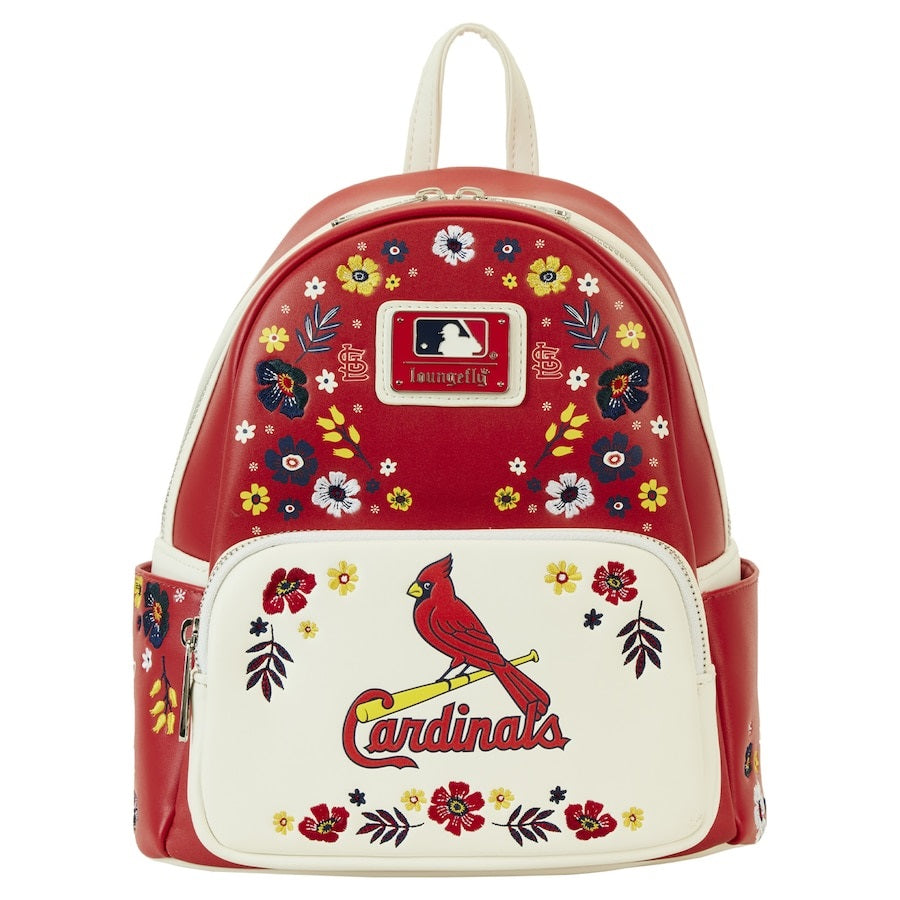 Loungefly x MLB St. Louis Cardinals Floral Mini Backpack - Fugitive Toys