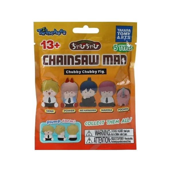 Twinchees Chainsaw Man Chubby Chubby Figurine [1 Blind Bag] - Fugitive Toys