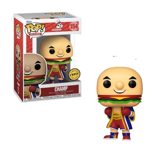 Ad Icons Pop! Vinyl Figure Metallic Champ [Chase] [Jollibee] [154] - Fugitive Toys