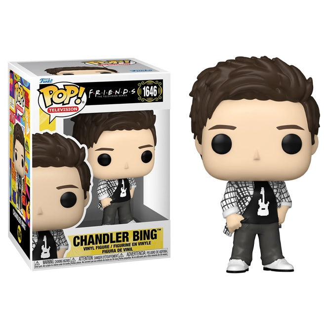Friends Pop! Vinyl Figure Chandler Bing [Rock Star] [1646] - Fugitive Toys