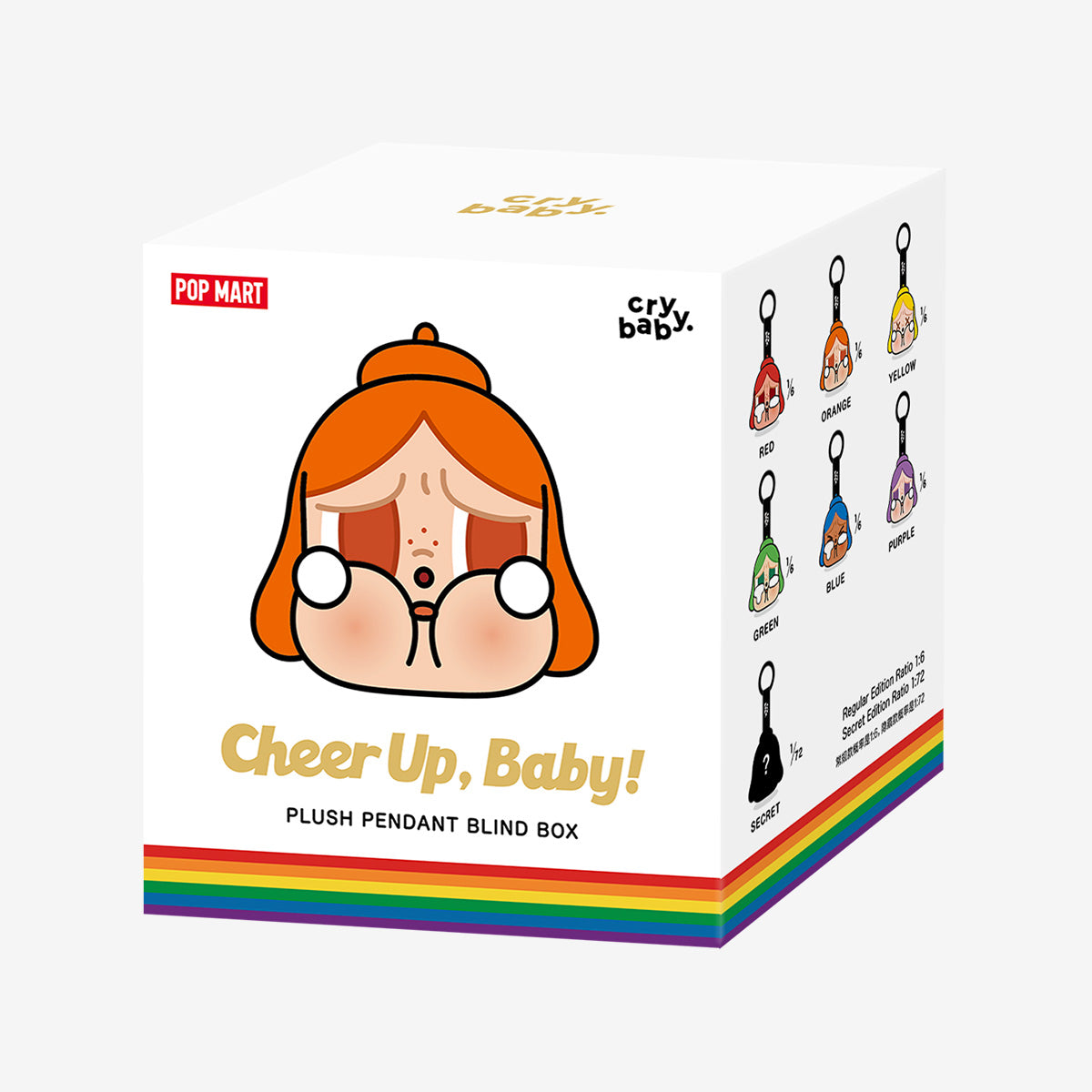 POP MART CRYBABY CHEER UP, BABY! SERIES-Plush Pendant [1 Blind Box] - Fugitive Toys