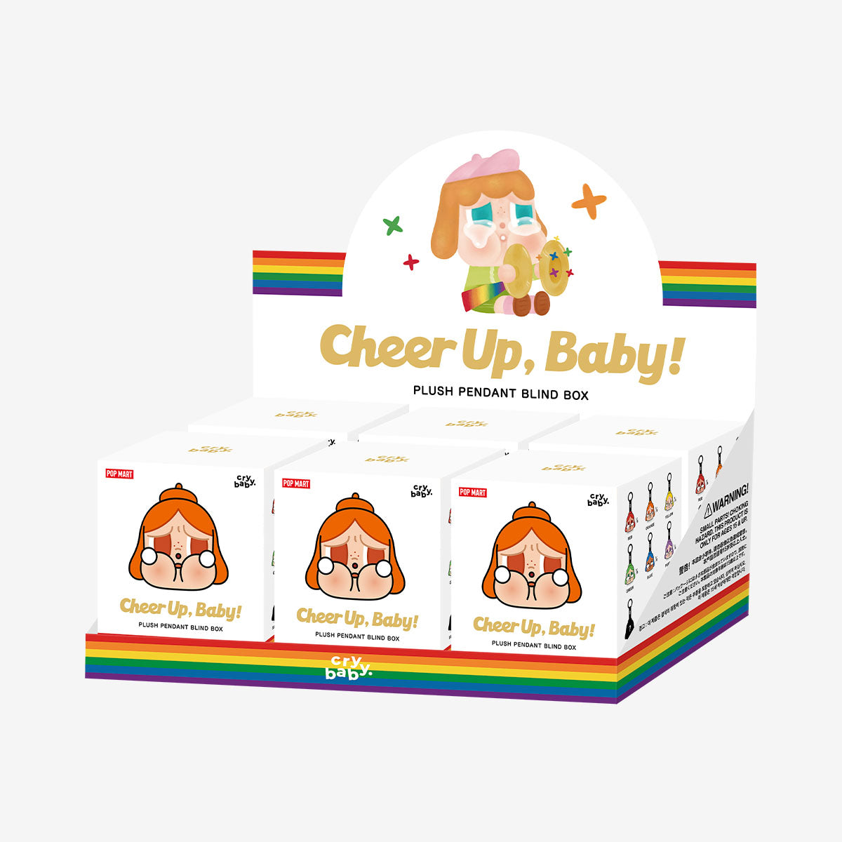 POP MART CRYBABY CHEER UP, BABY! SERIES-Plush Pendant [1 Blind Box] - Fugitive Toys