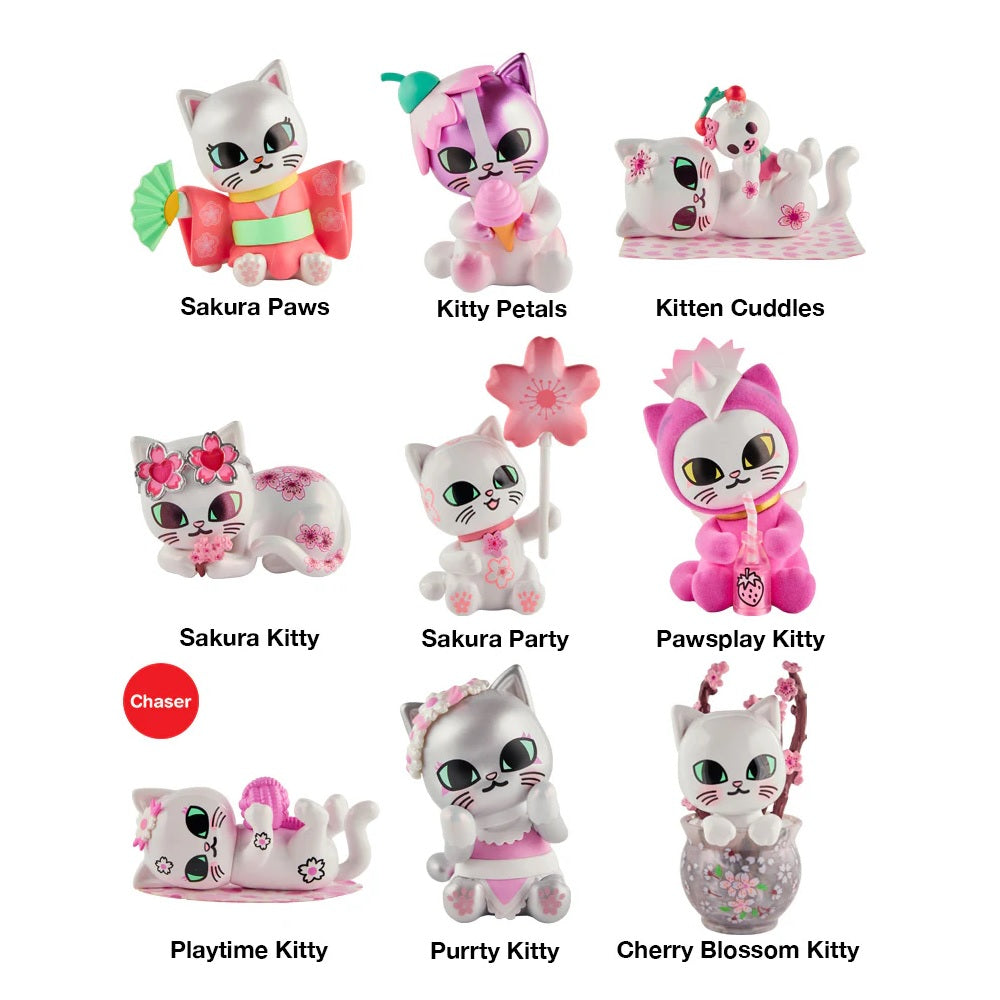 Tokidoki Cherry Blossom Cats [1 Blind Box] - Fugitive Toys