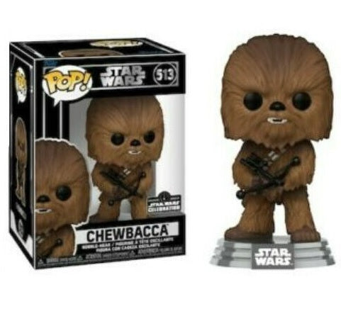 Star Wars Pop! Vinyl Figure Chewbacca [Episode IV: A New Hope] [Star Wars Celebration 2022] [513] - Fugitive Toys