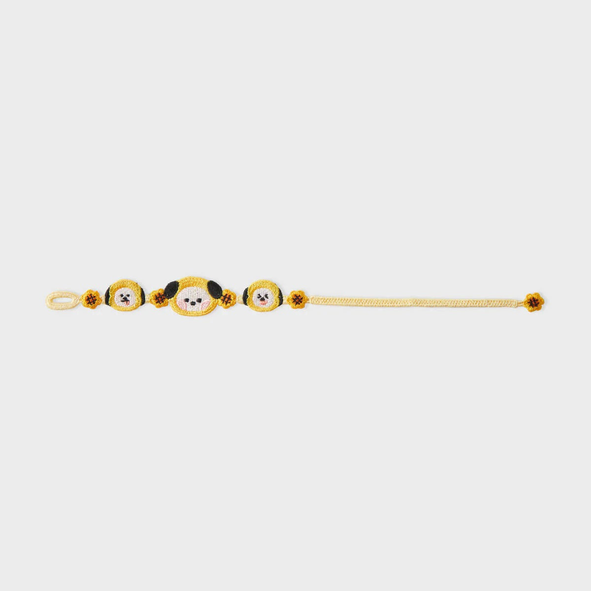 BT21 BIG & TINY Edition Embroidery Patch Bracelet - Chimmy - Fugitive Toys
