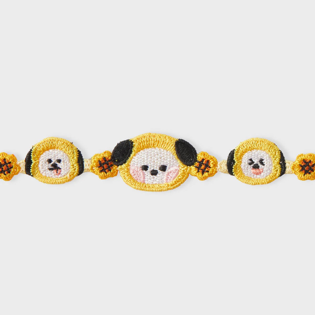 BT21 BIG & TINY Edition Embroidery Patch Bracelet - Chimmy - Fugitive Toys