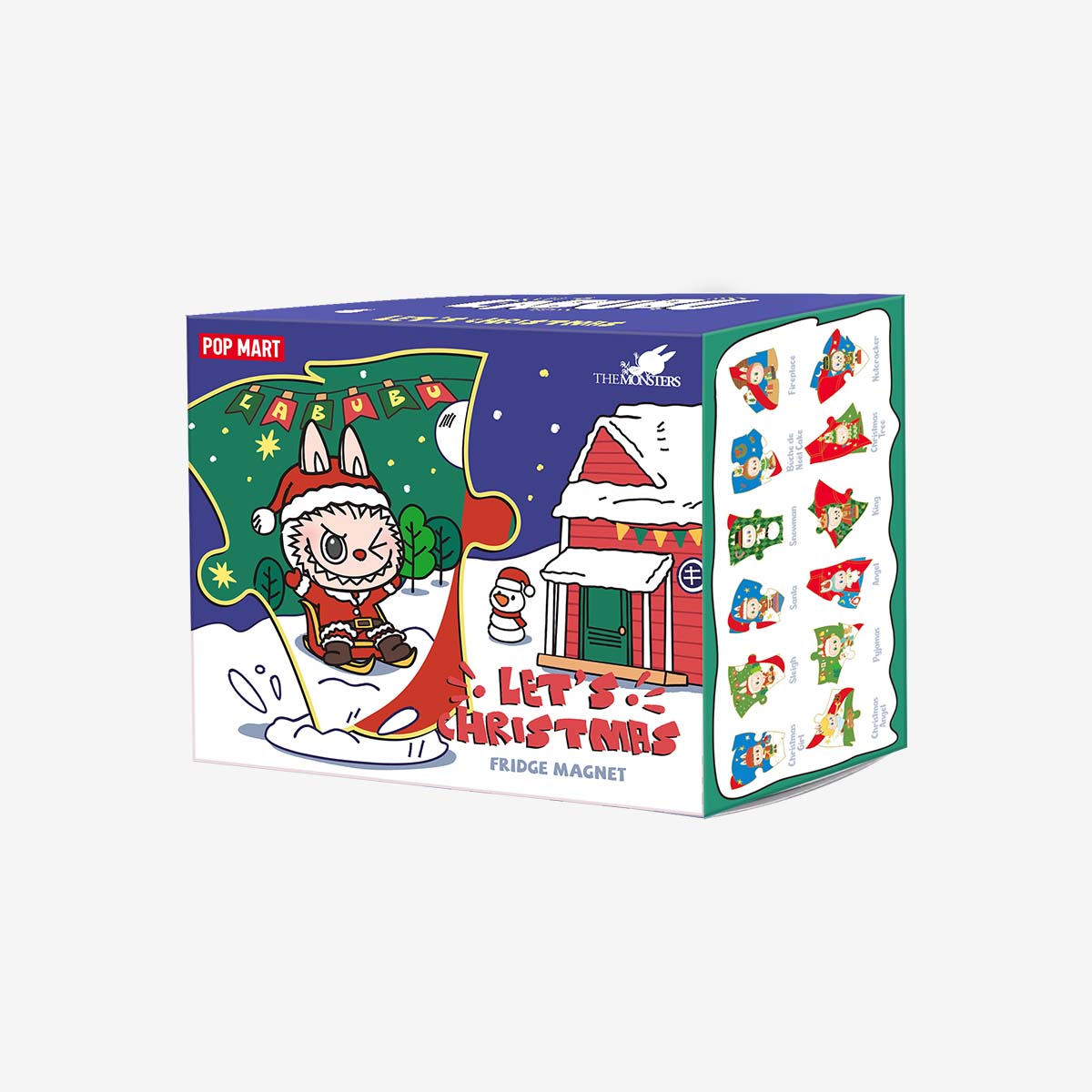 POP MART THE MONSTERS Let's Christmas Series-Fridge Magnet  [1 Blind Box] - Fugitive Toys