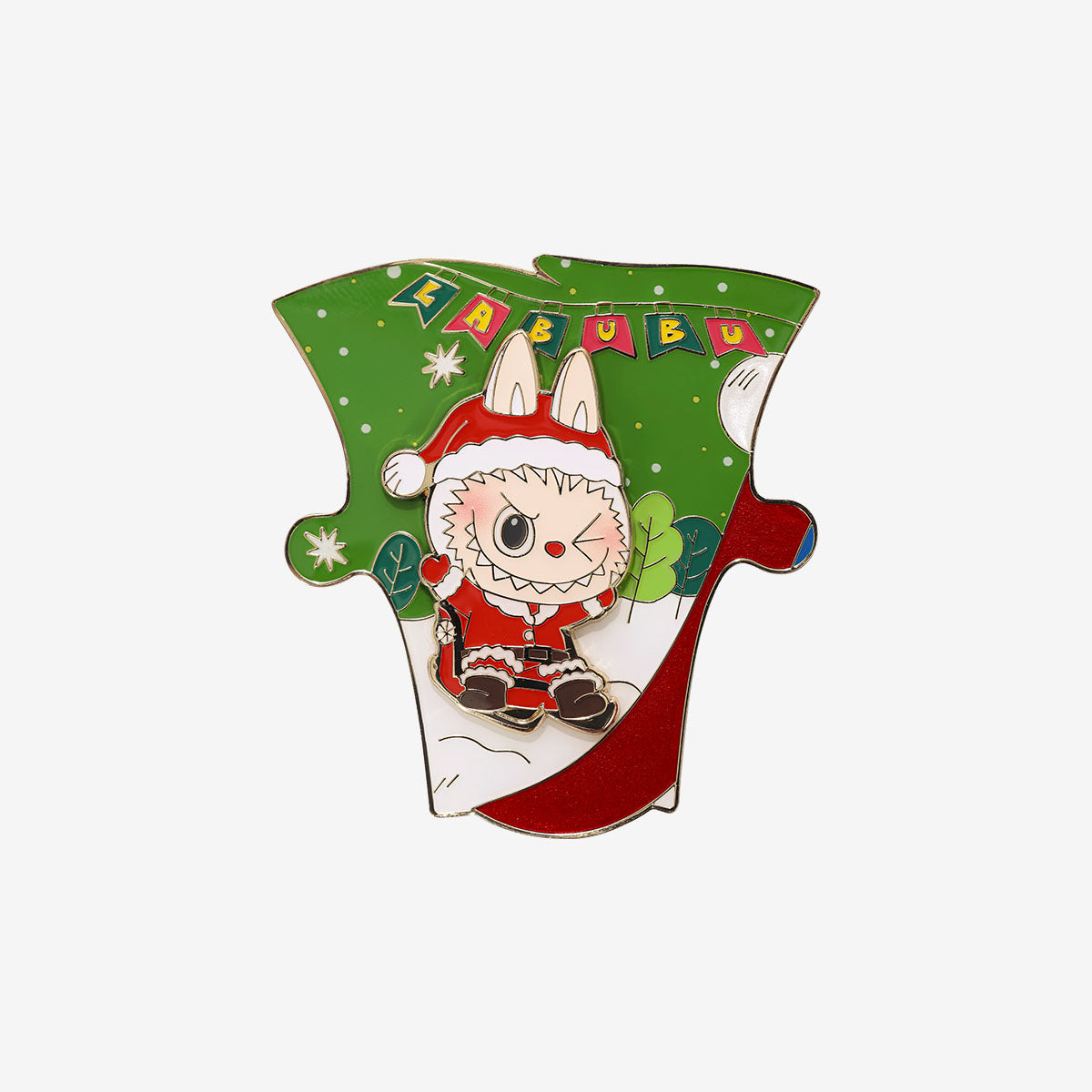 POP MART THE MONSTERS Let's Christmas Series-Fridge Magnet  [1 Blind Box] - Fugitive Toys