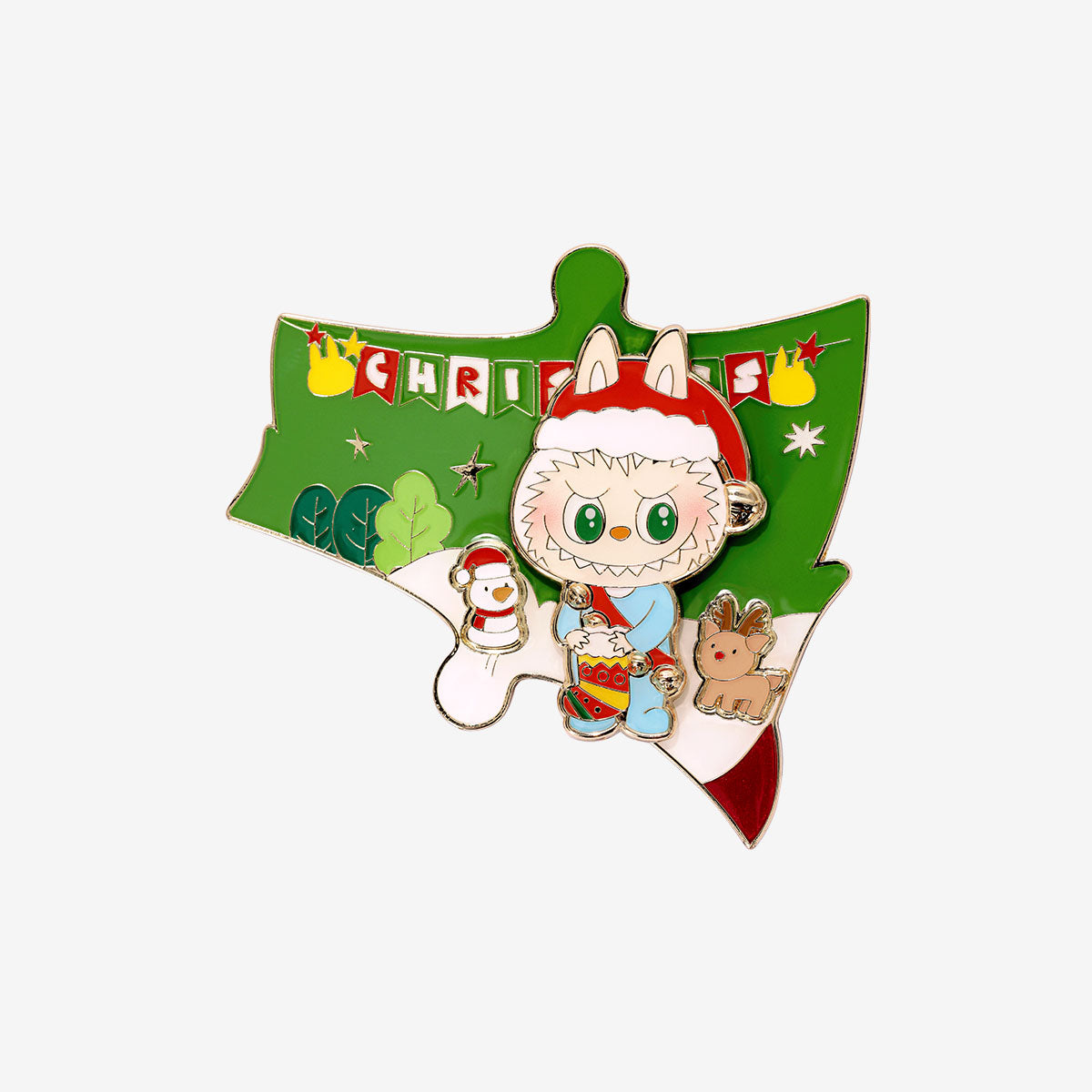 POP MART THE MONSTERS Let's Christmas Series-Fridge Magnet  [1 Blind Box] - Fugitive Toys