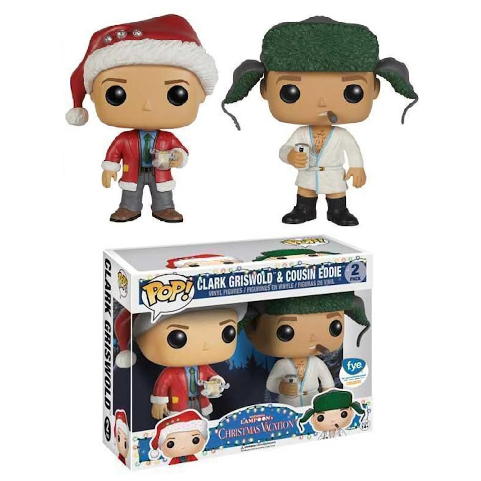 National Lampoon's Christmas Vacation Pop! Vinyl Figure Clark Griswold & Cousin Eddie [FYE] [2-Pack] - Fugitive Toys