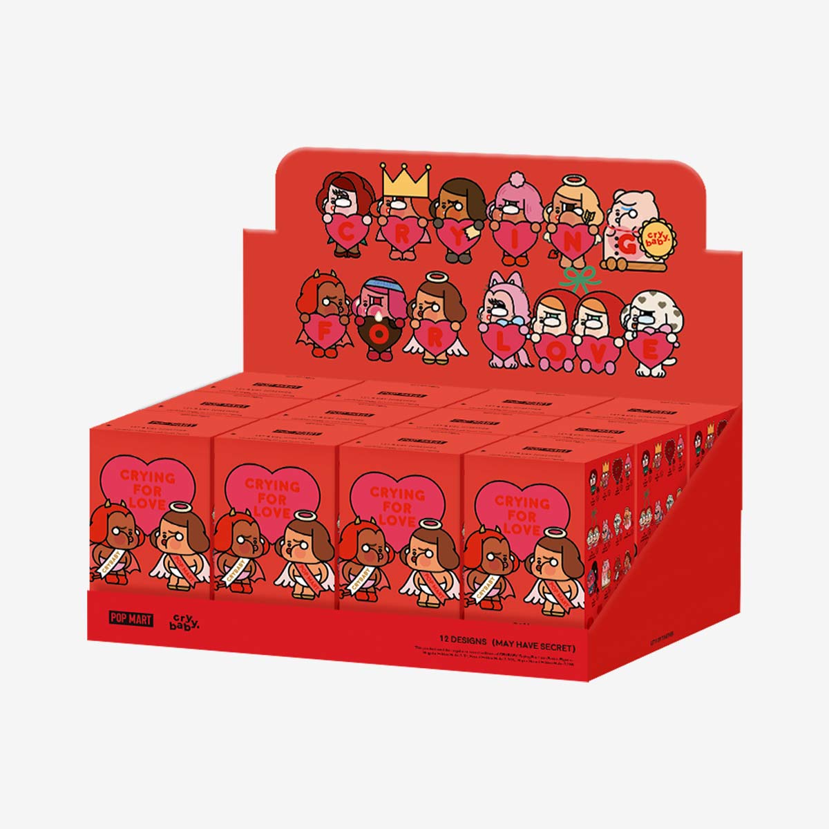 POP MART CRYBABY Crying For Love Series Figures [1 Sealed Case] - Fugitive Toys