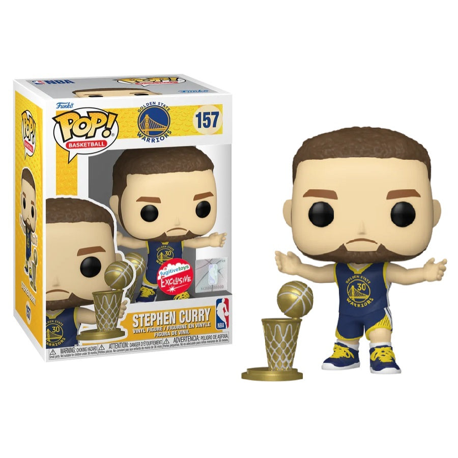 NBA Pop! Vinyl Figure Stephen Curry Championship Trophy (Fugitive Toys Exclusive) [157] - Fugitive Toys