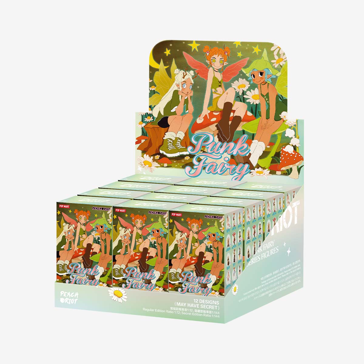 POP MART Peach Riot Punk Fairy Series Figures [1 Blind Box] - Fugitive Toys