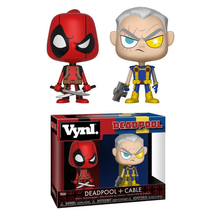 Marvel Vynl. Figures Deadpool + Cable [2-Pack] - Fugitive Toys