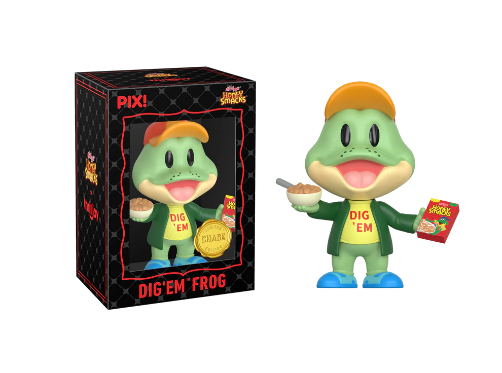 Thrilljoy PIX! Dig Em' Frog [Kellogg's Honey Smacks] [LE5000] - Fugitive Toys