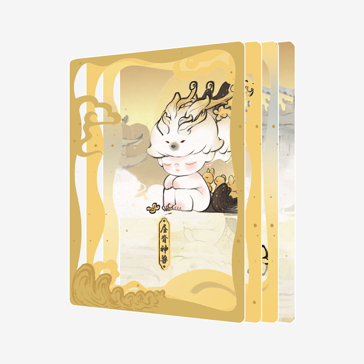 POP MART DIMOO Stories in the Cup Series Figures Art Collection Cards - Fugitive Toys