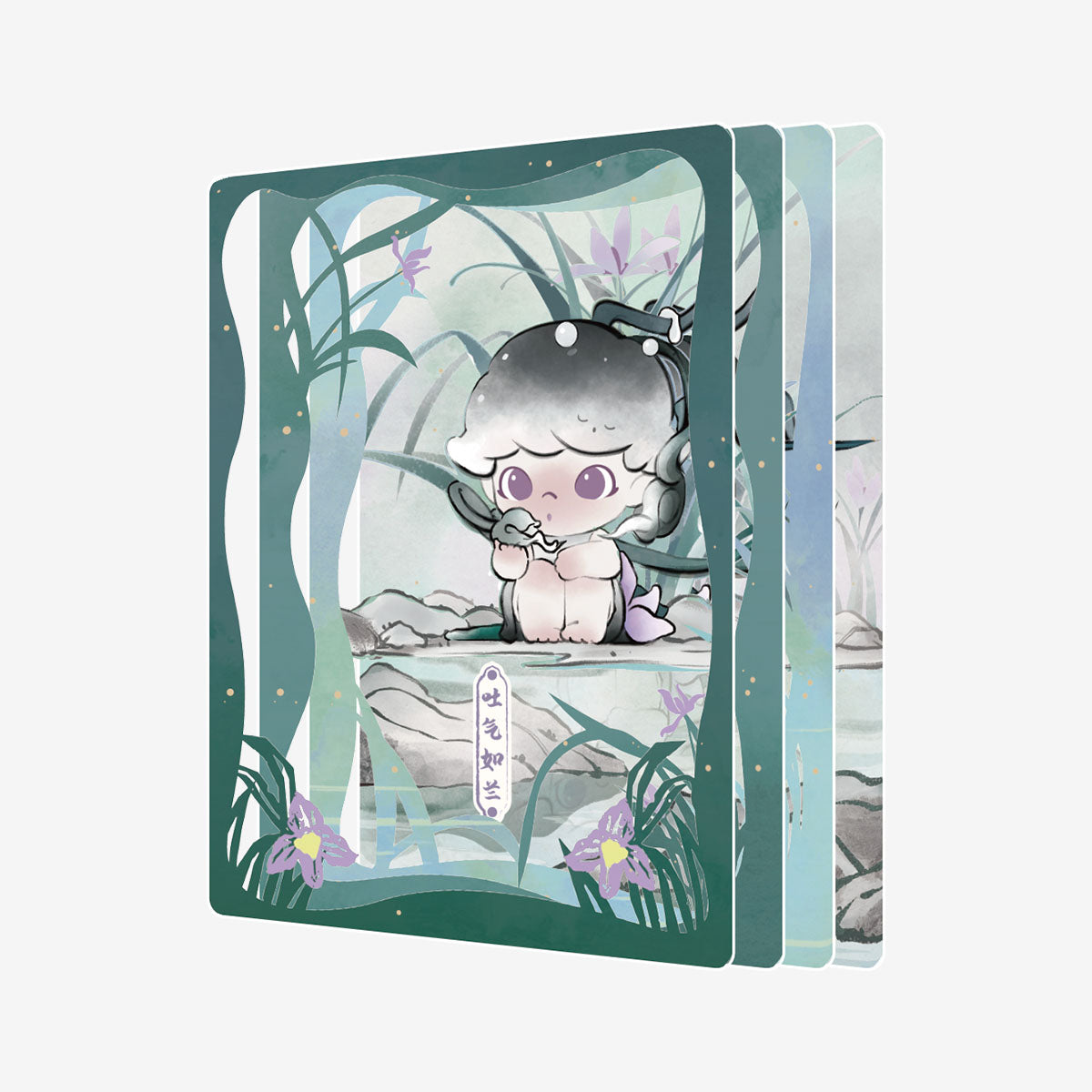 POP MART DIMOO Stories in the Cup Series Figures Art Collection Cards - Fugitive Toys