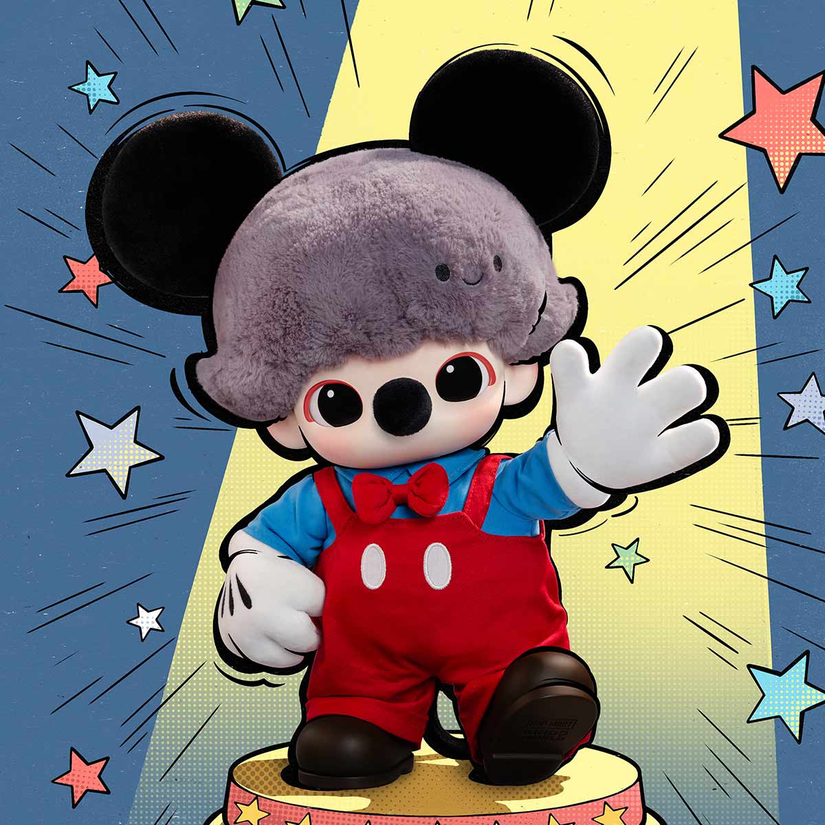 POP MART DIMOO WORLD × DISNEY Series-Mickey Vinyl Plush Bag - Fugitive Toys