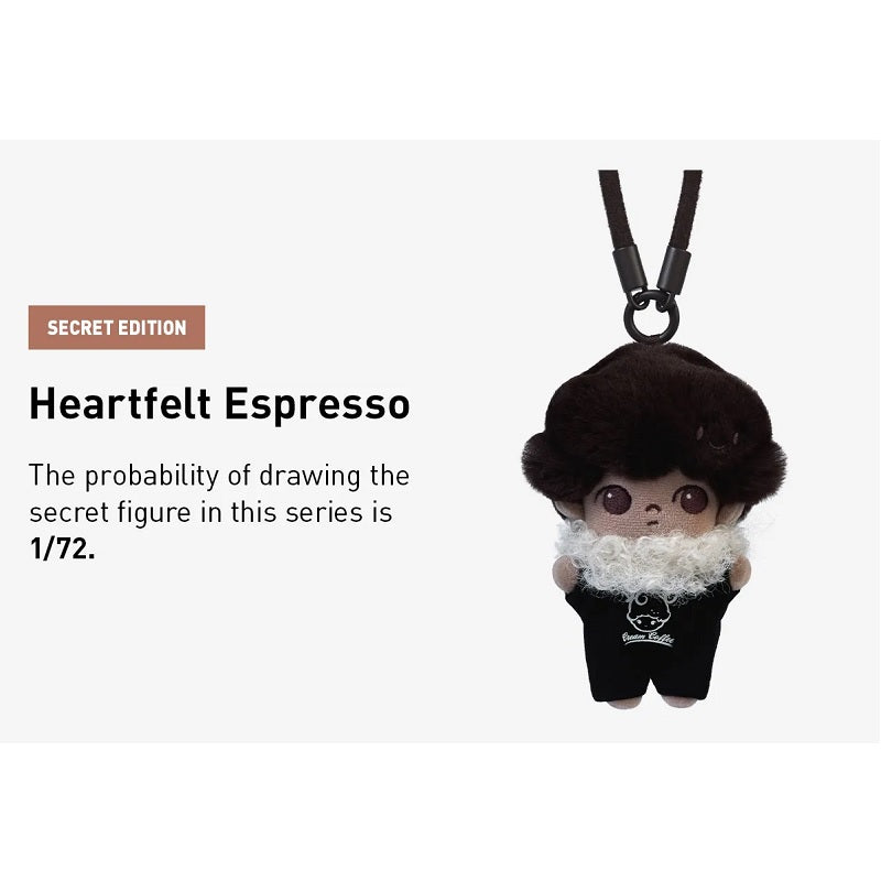 POP MART DIMOO Crush on Coffee Series-Soft-faced Plush Keychain [1 Sealed Case] - Fugitive Toys